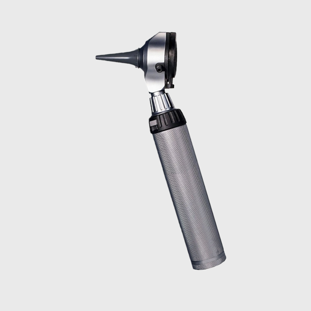 Otoscope. A tool to look inside of an ear